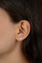 Heliophilia Silver Pendientes de Plata de Ley 925 con Circonia